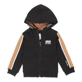 Boys Hooded Jacket Black Camel | Koko-Noko