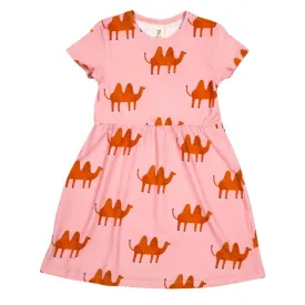 Don't Grow Up Dress - Pink Camel