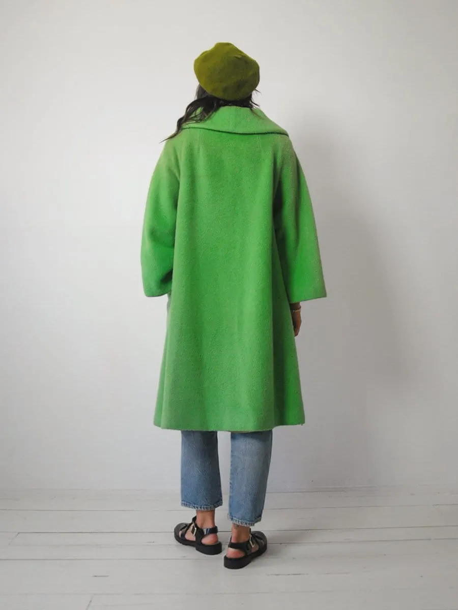 1950's Lilli Ann Shamrock Mohair Coat