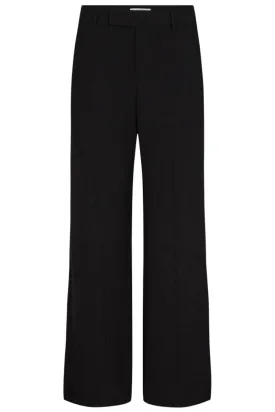 Alexa Slit Pant | Black | Bukser fra Co'couture