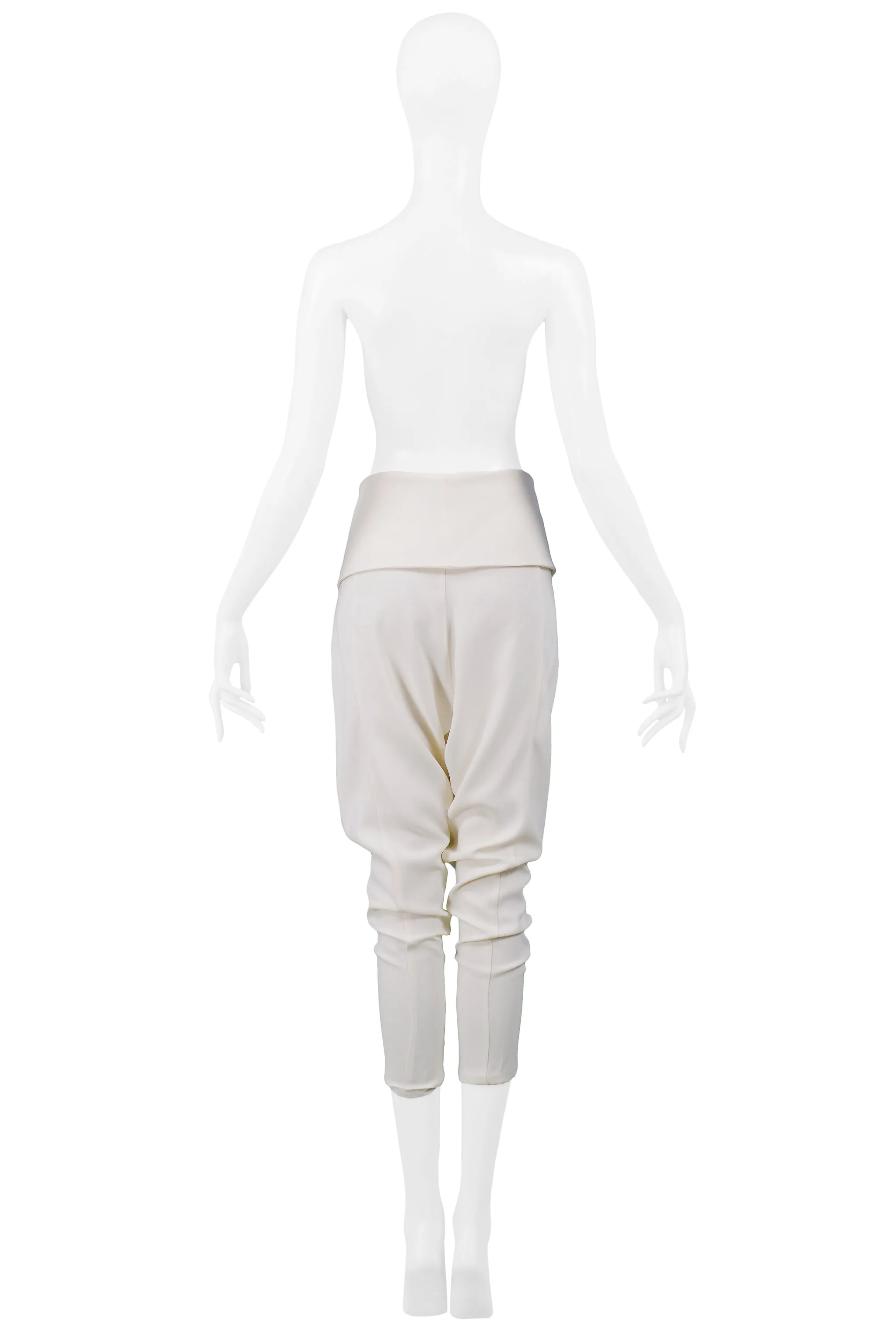 ALEXANDER MCQUEEN IVORY HAREM PANTS