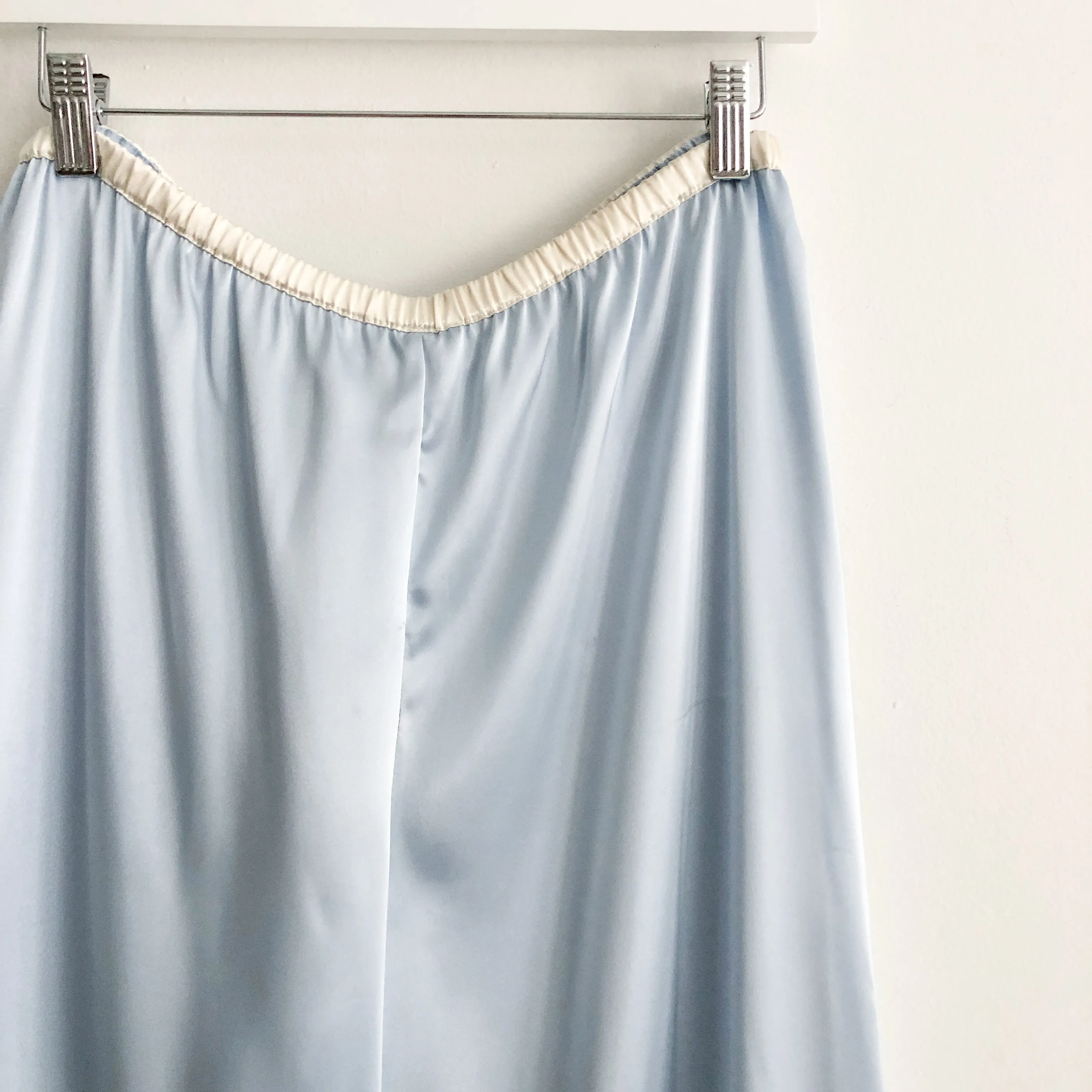 Baby Blue Silky PJ Pants