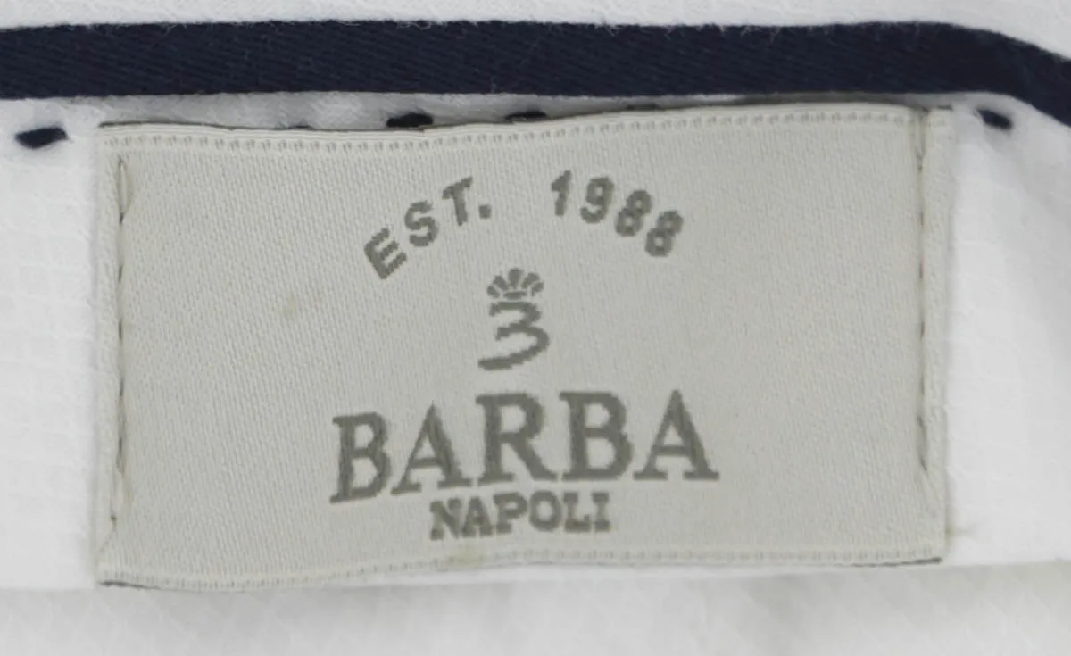 Barba Napoli White Pants