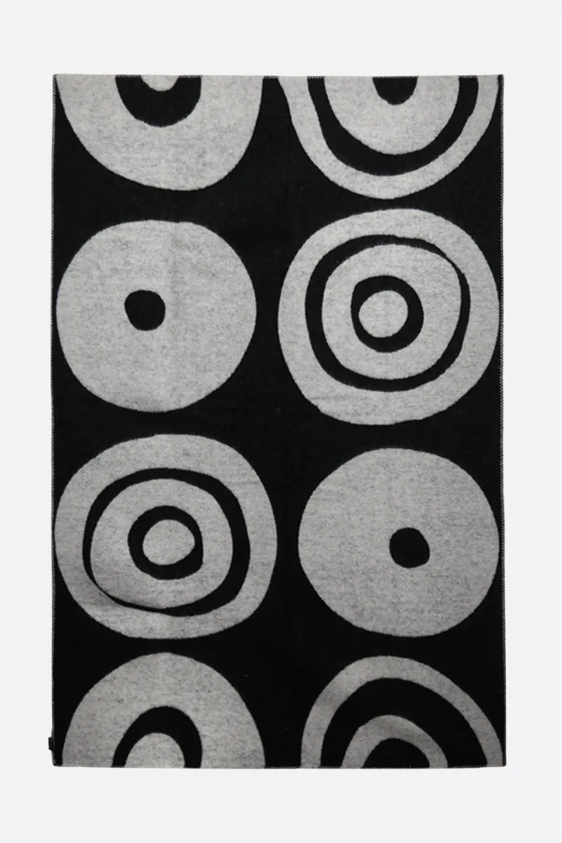 Big Circles wool blanket