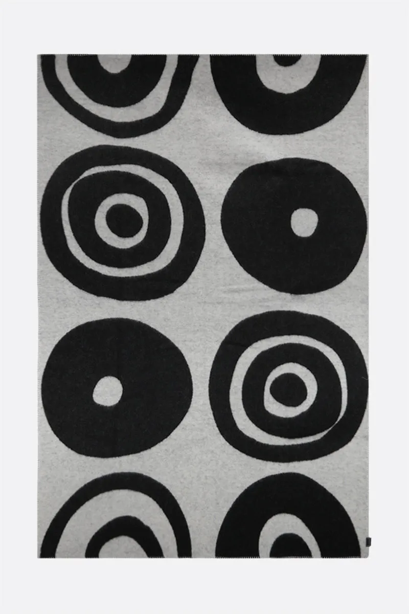 Big Circles wool blanket