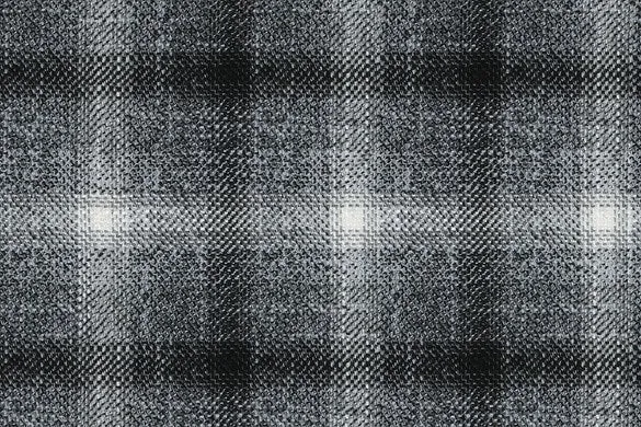 Black/White Check 69% Wool 28% Bamboo 3% Linen (Ref-779416)