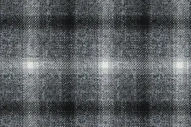 Black/White Check 69% Wool 28% Bamboo 3% Linen (Ref-779416)