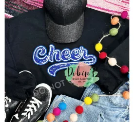 Blue Cheer Sequin Patch Sweatshirt