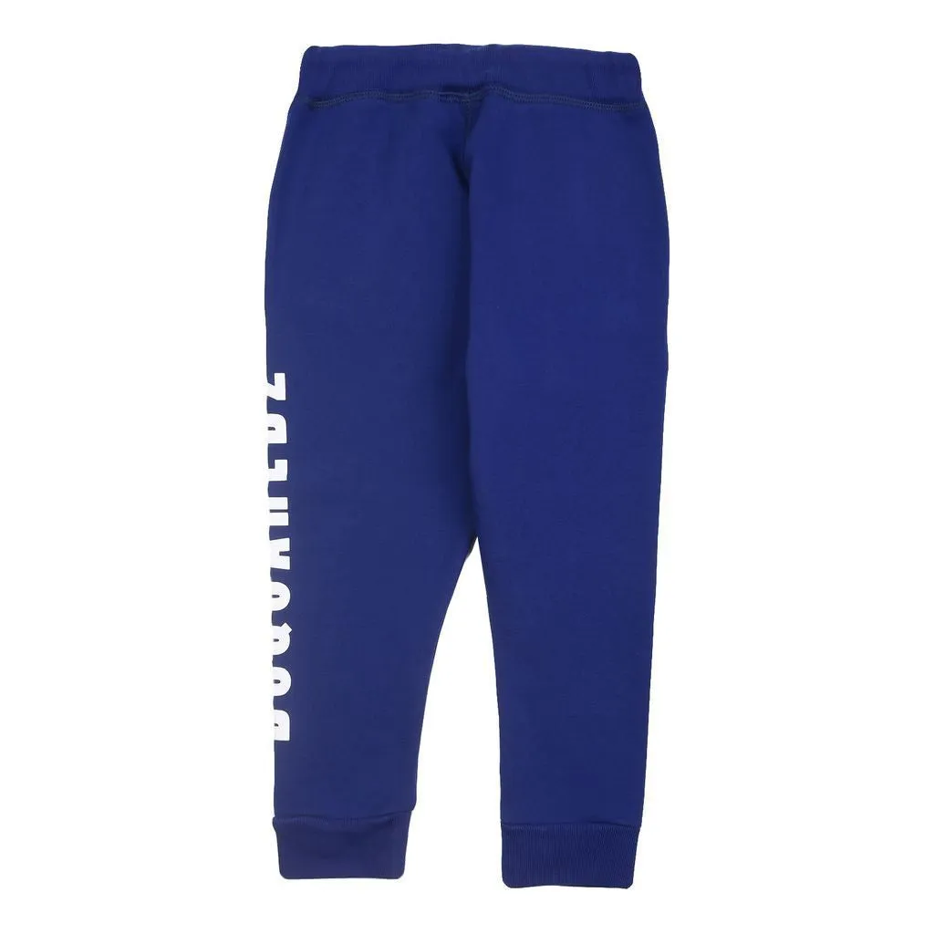 Blue Side Logo Sweatpants