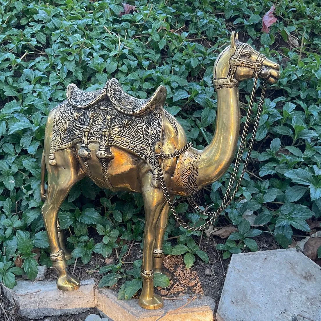 Brass Decorative Camel - Handmade Home Decor - Gift Item