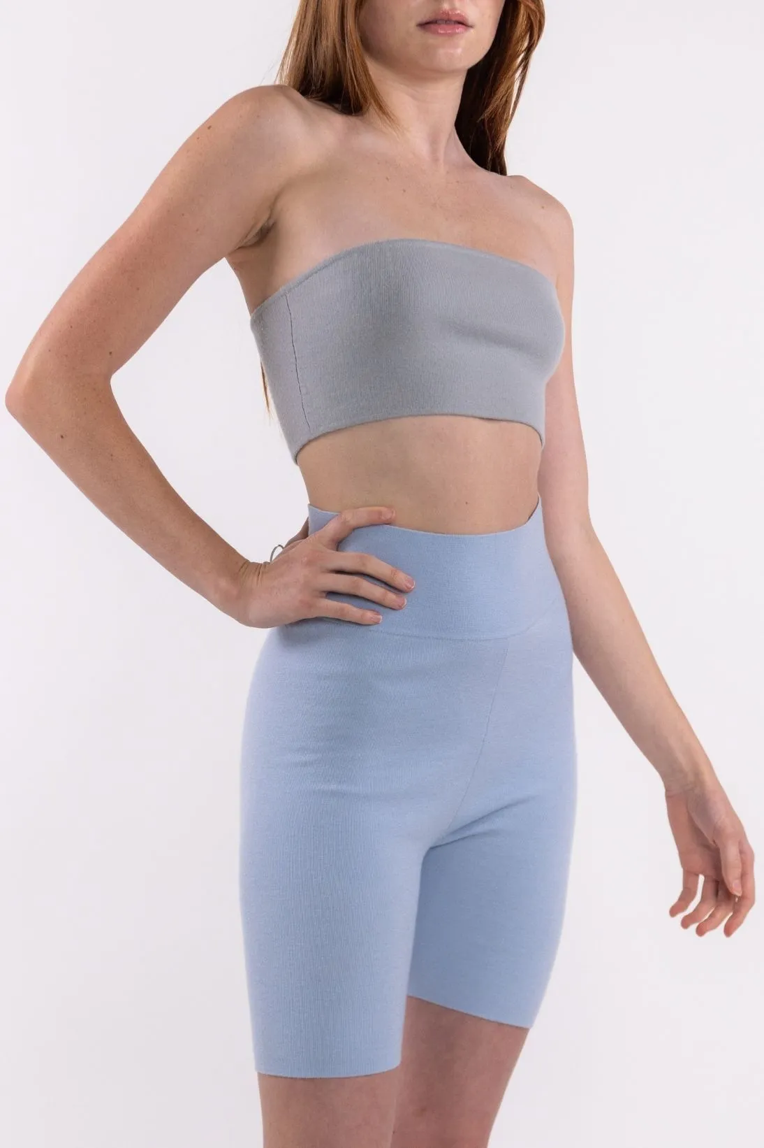 CASHMERE BANDEAU TOP