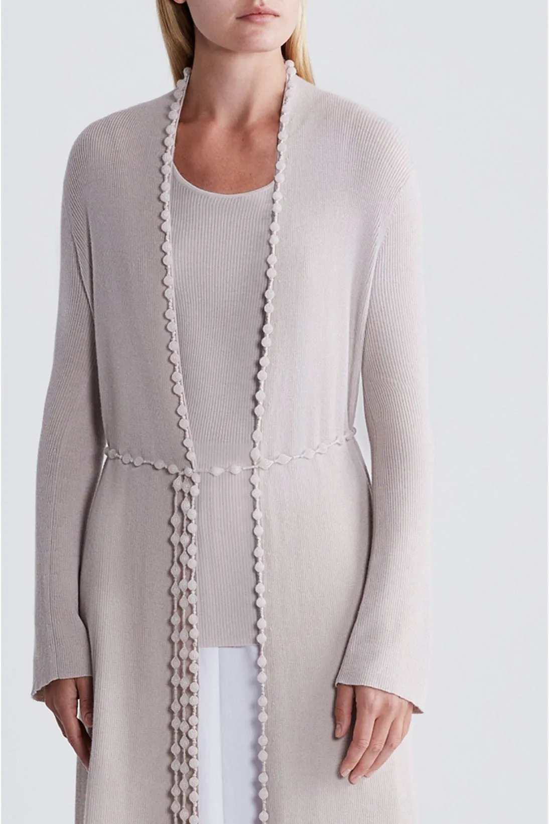 CASHMERE BEADED CARDIGAN