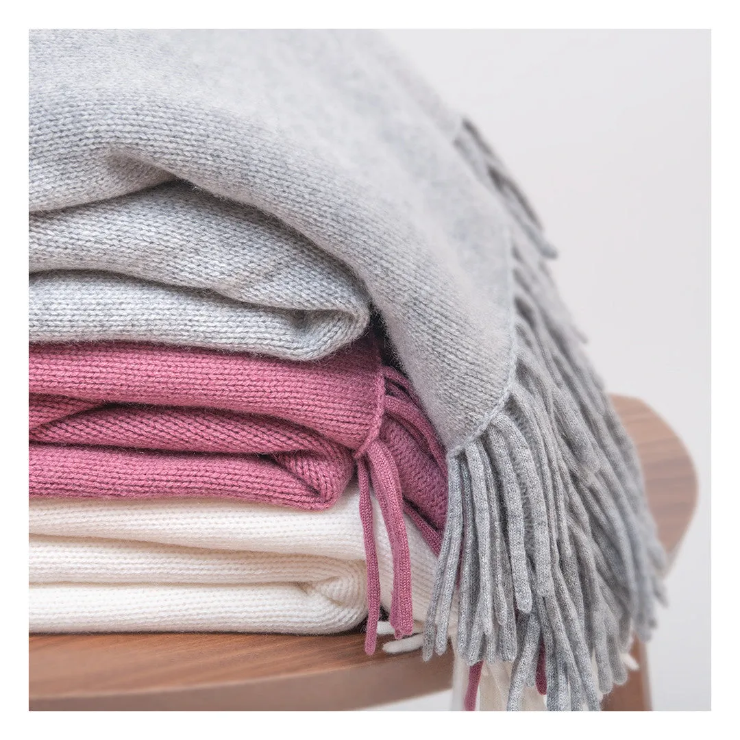 Cashmere blanket "Lux" - white