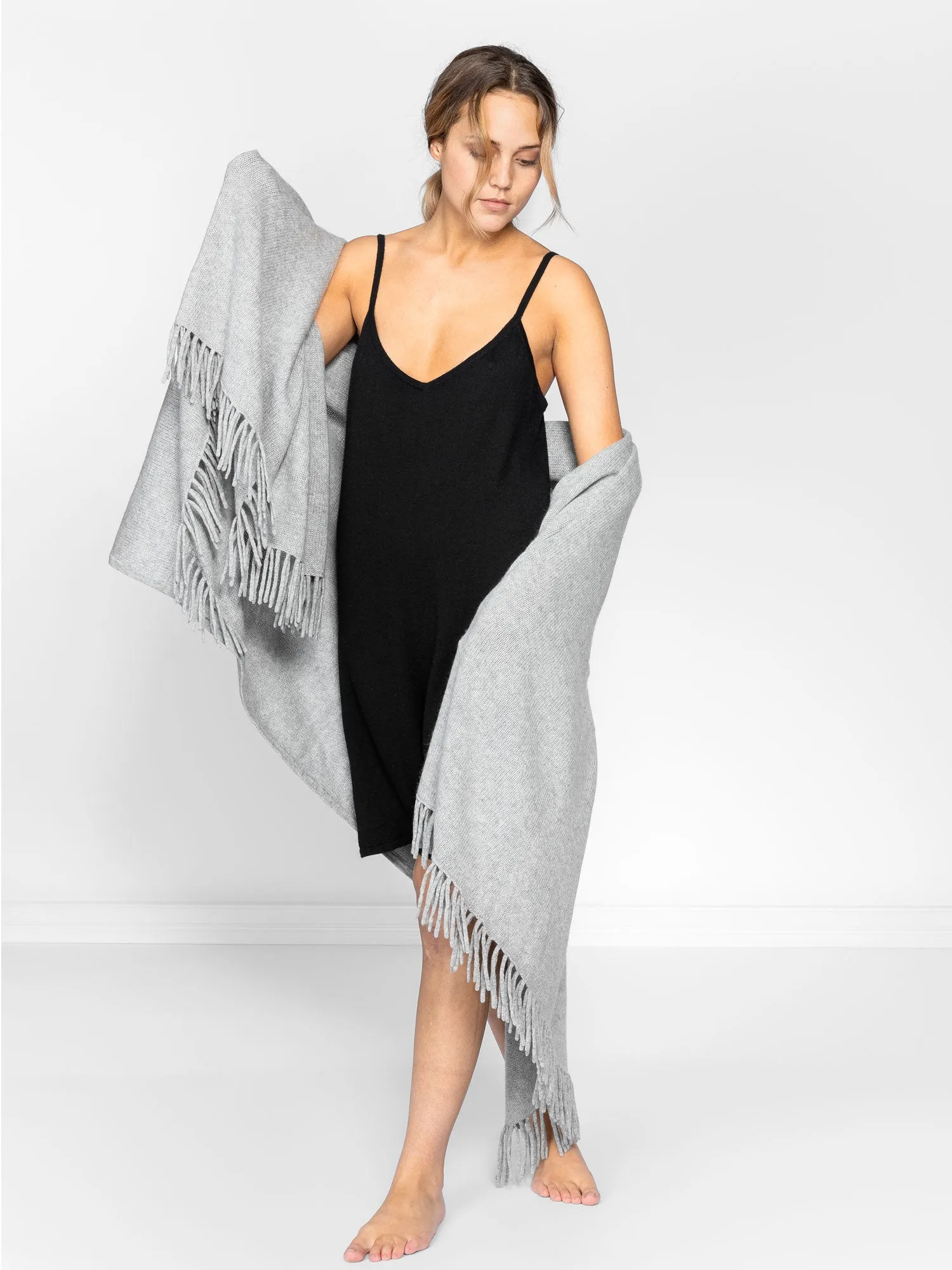 Cashmere blanket "Lux" - white