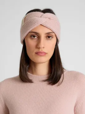 Cashmere head band "Freya" - rose glow