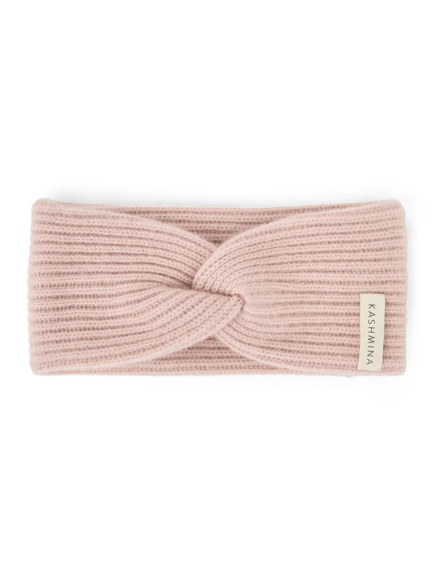 Cashmere head band "Freya" - rose glow