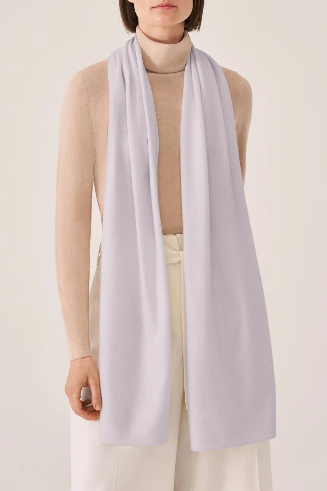 CASHMERE JERSEY SCARF