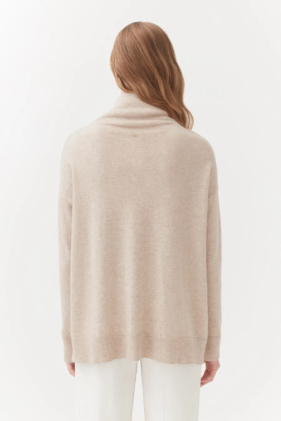 Cashmere Mock Neck Sweater