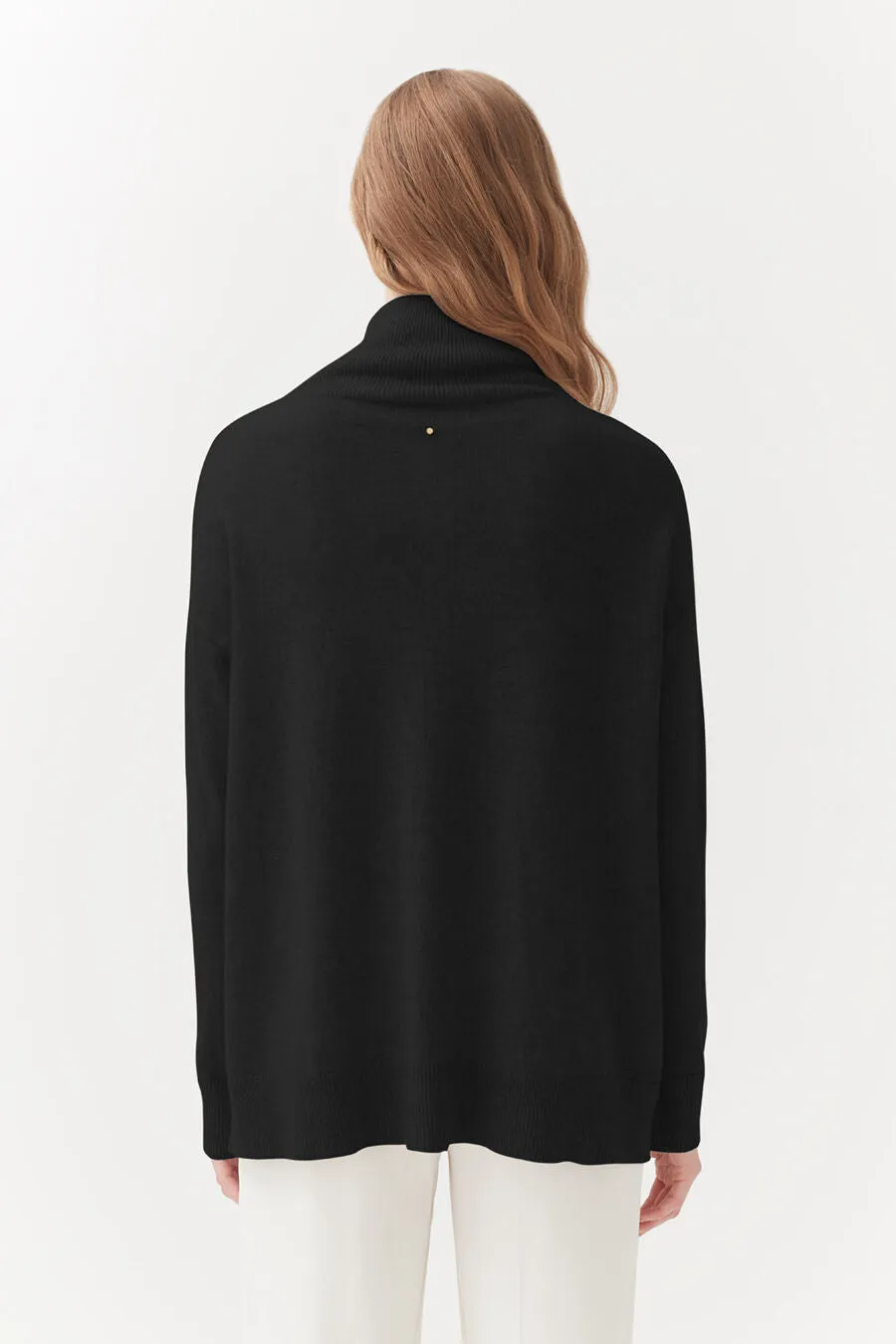 Cashmere Mock Neck Sweater