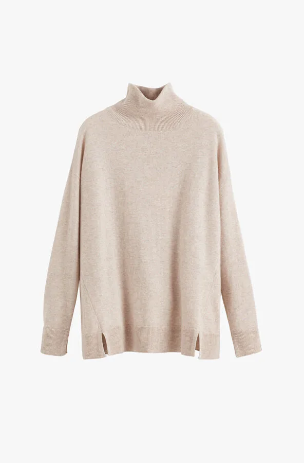 Cashmere Mock Neck Sweater