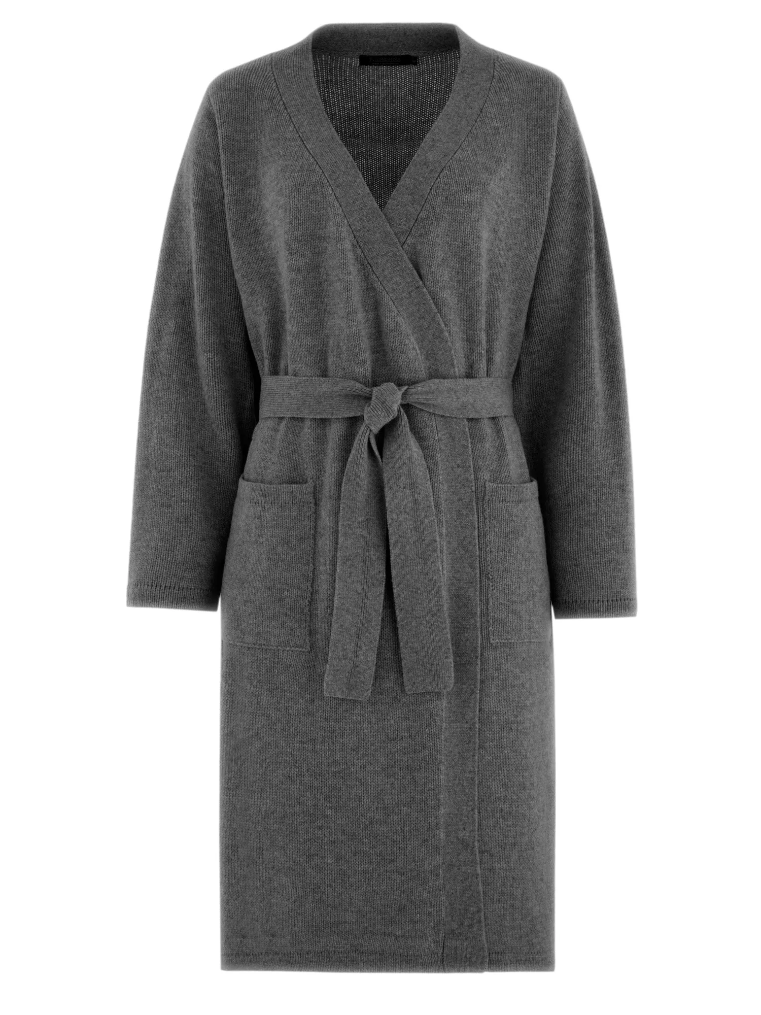 Cashmere robe "Lux"  - dark grey