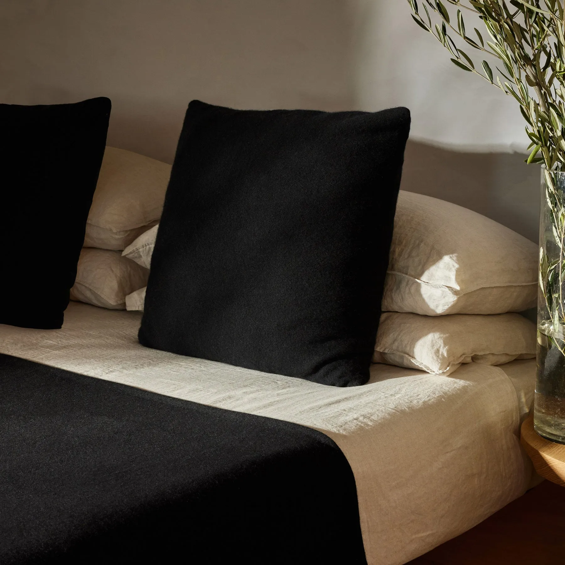 Cashmere Sham - Black