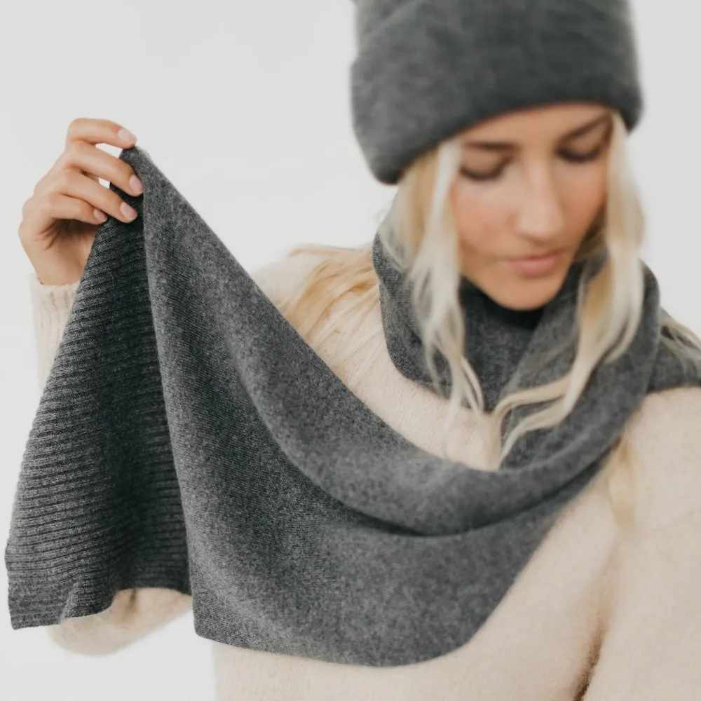 Cassidy Cashmere Wrap and Beanie Duo