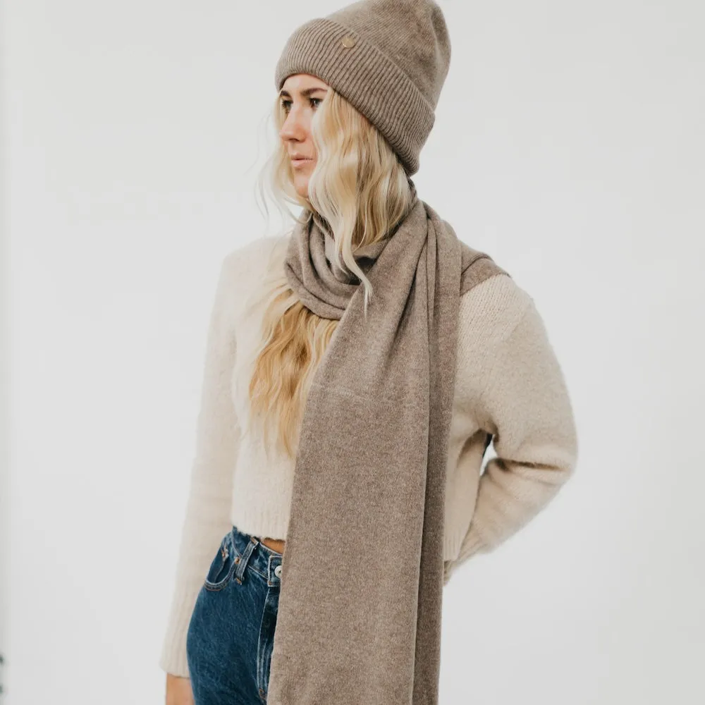 Cassidy Cashmere Wrap and Beanie Duo