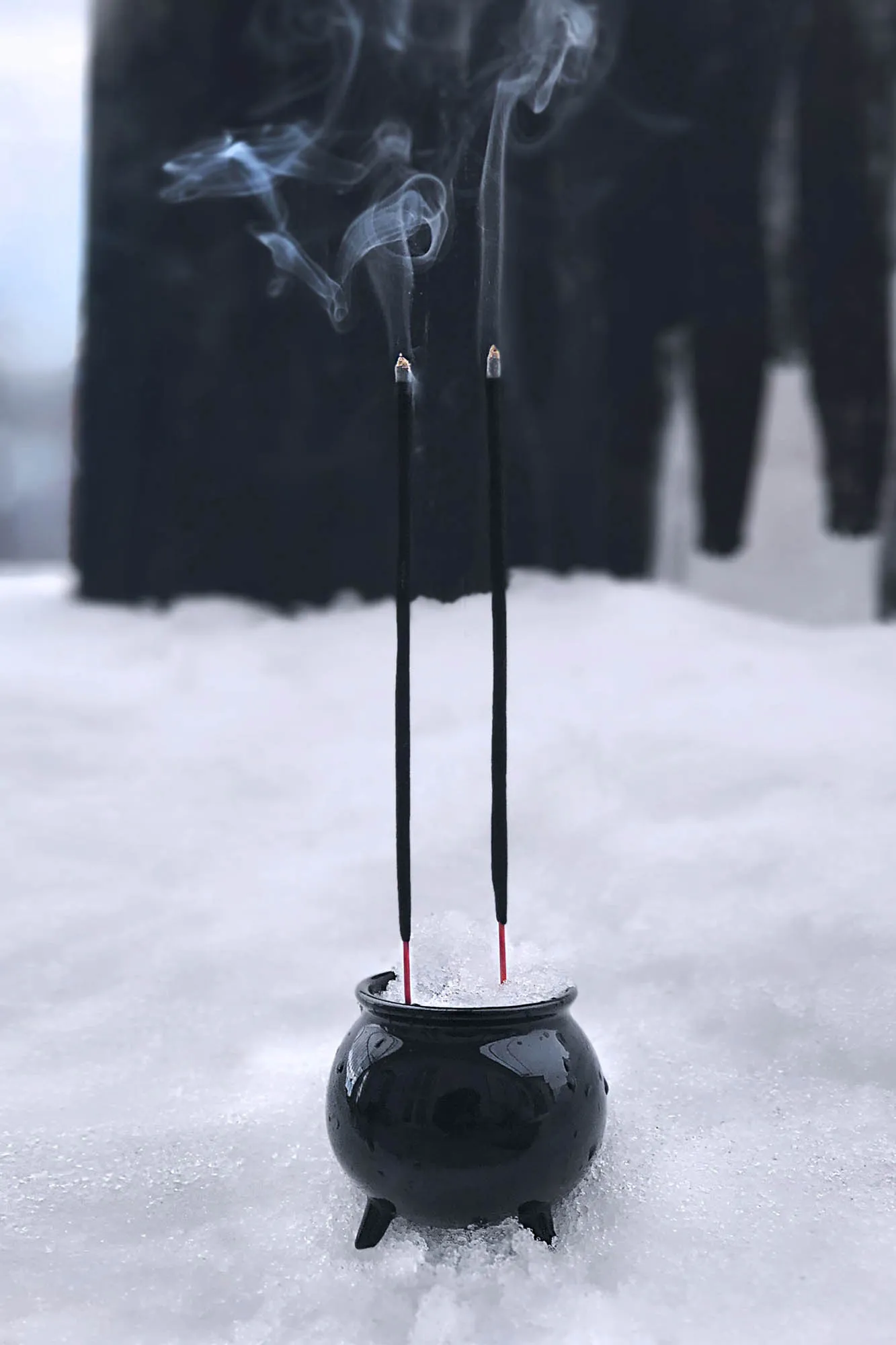 Cauldron Incense Holder