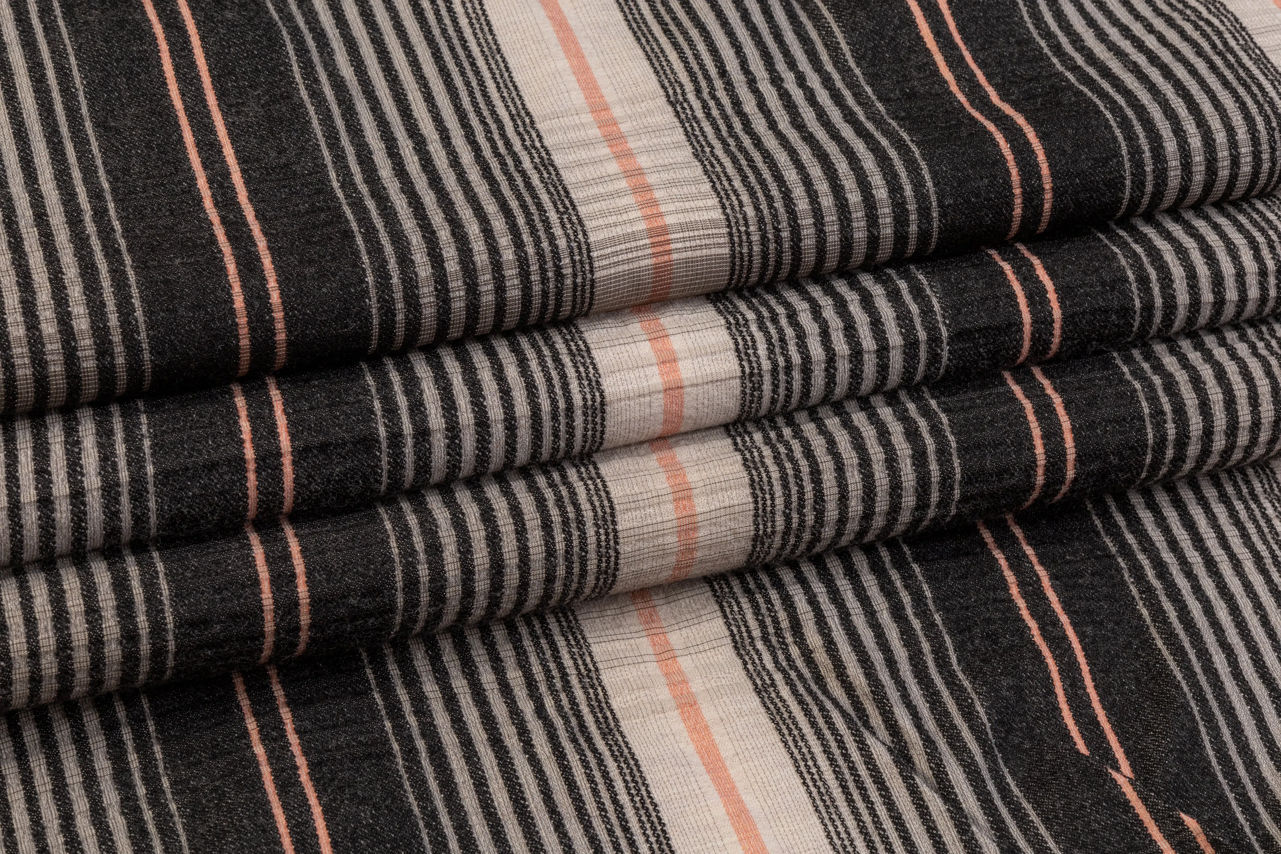 Checked Wool - Black / Gray / Orange