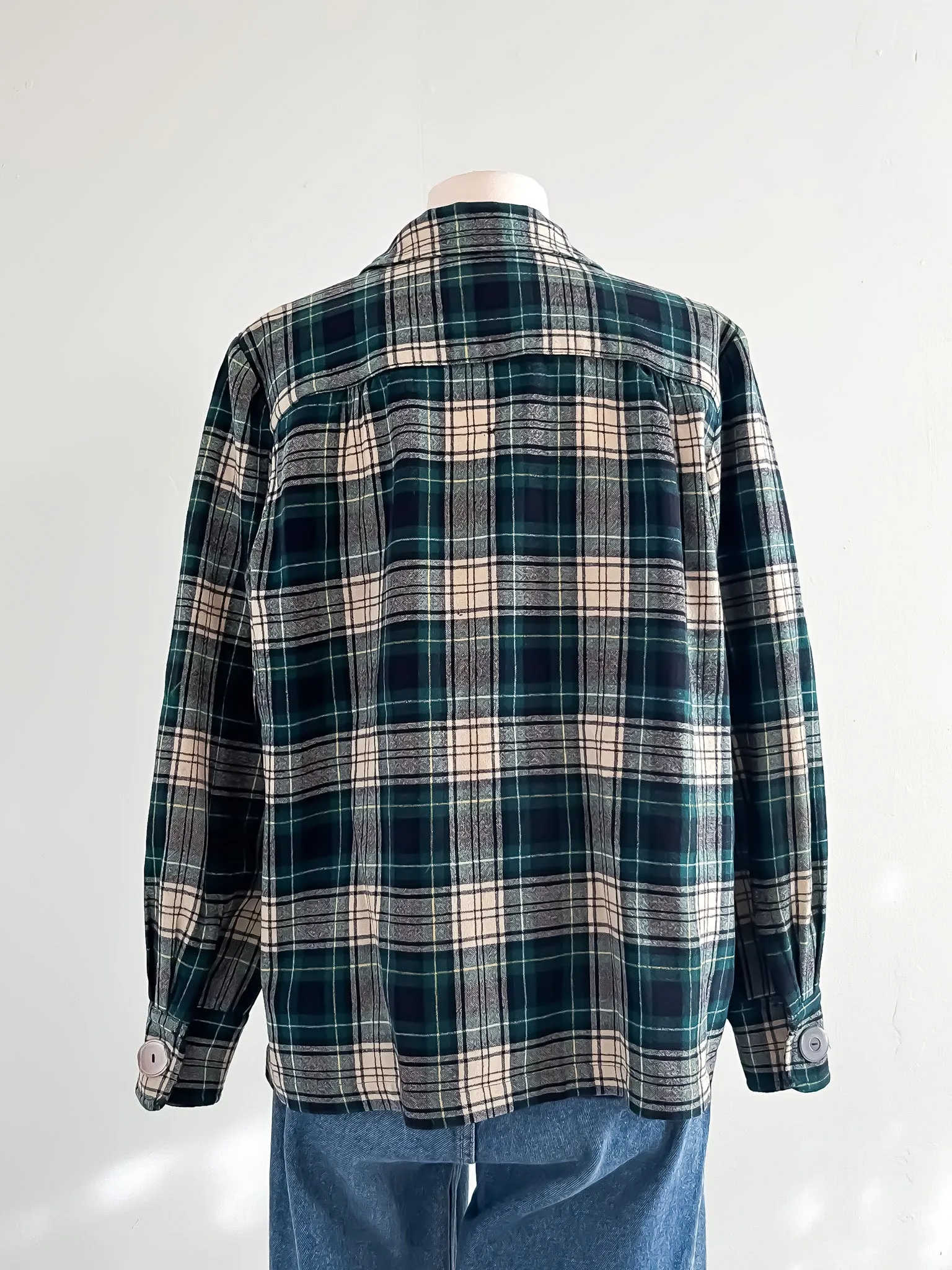 Classic Wool Plaid Pendleton Chore Coat / Sz S/M