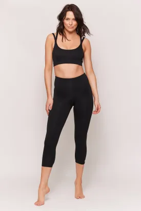 Core Cropped legging in Black