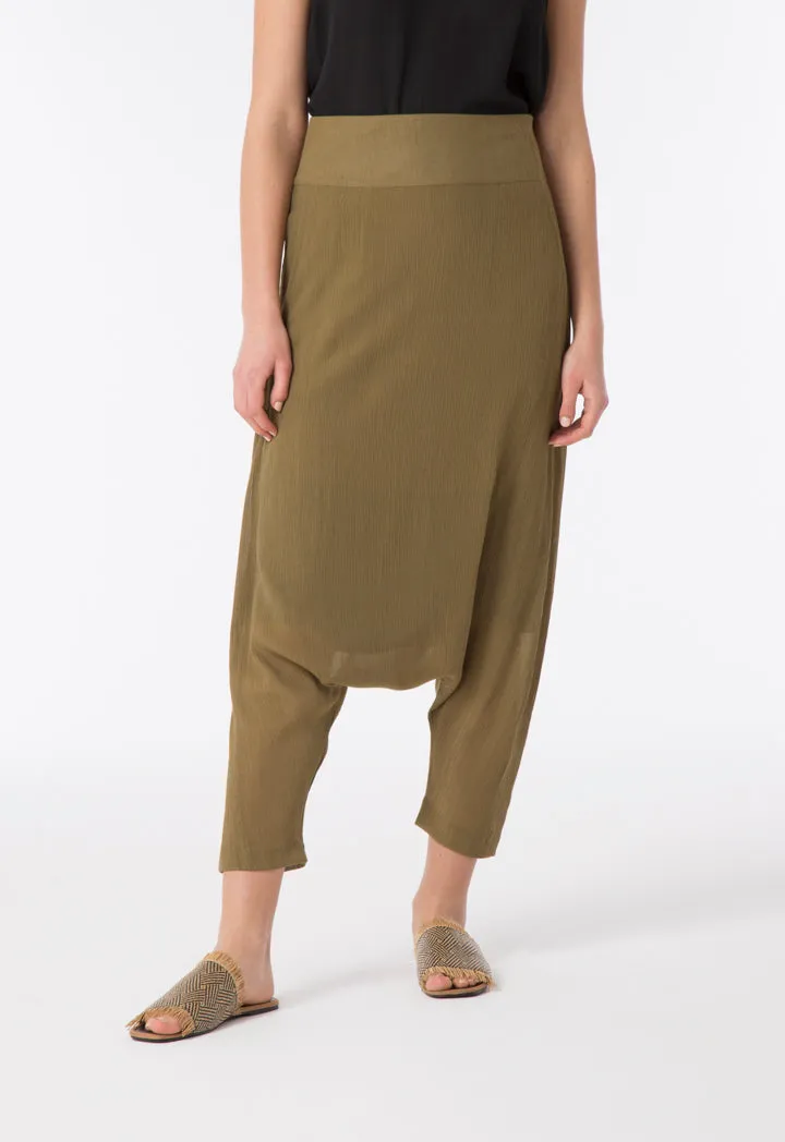 Crepe Harem Trouser