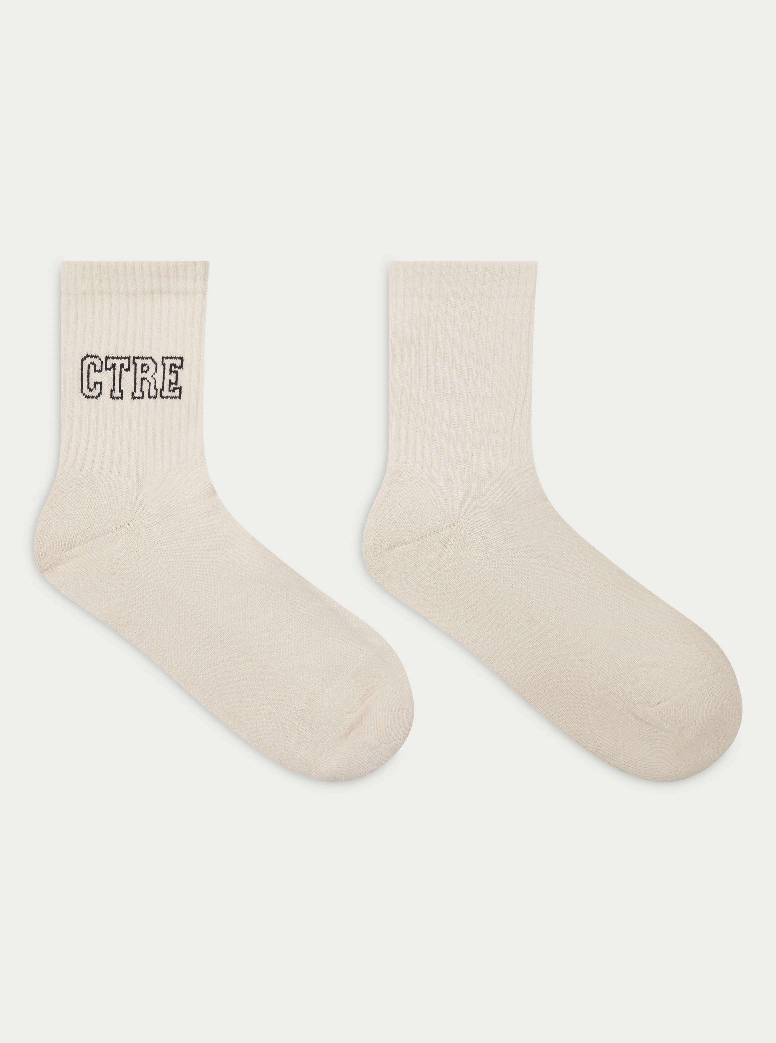 CTRE OUTLINE SPORT SOCK - OFF WHITE