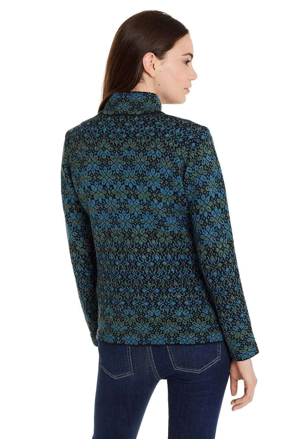 Daphne Zip Alpaca Sweater Cardigan for Women