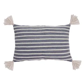 Elwood Blue Tassel Cushion 40 x 60