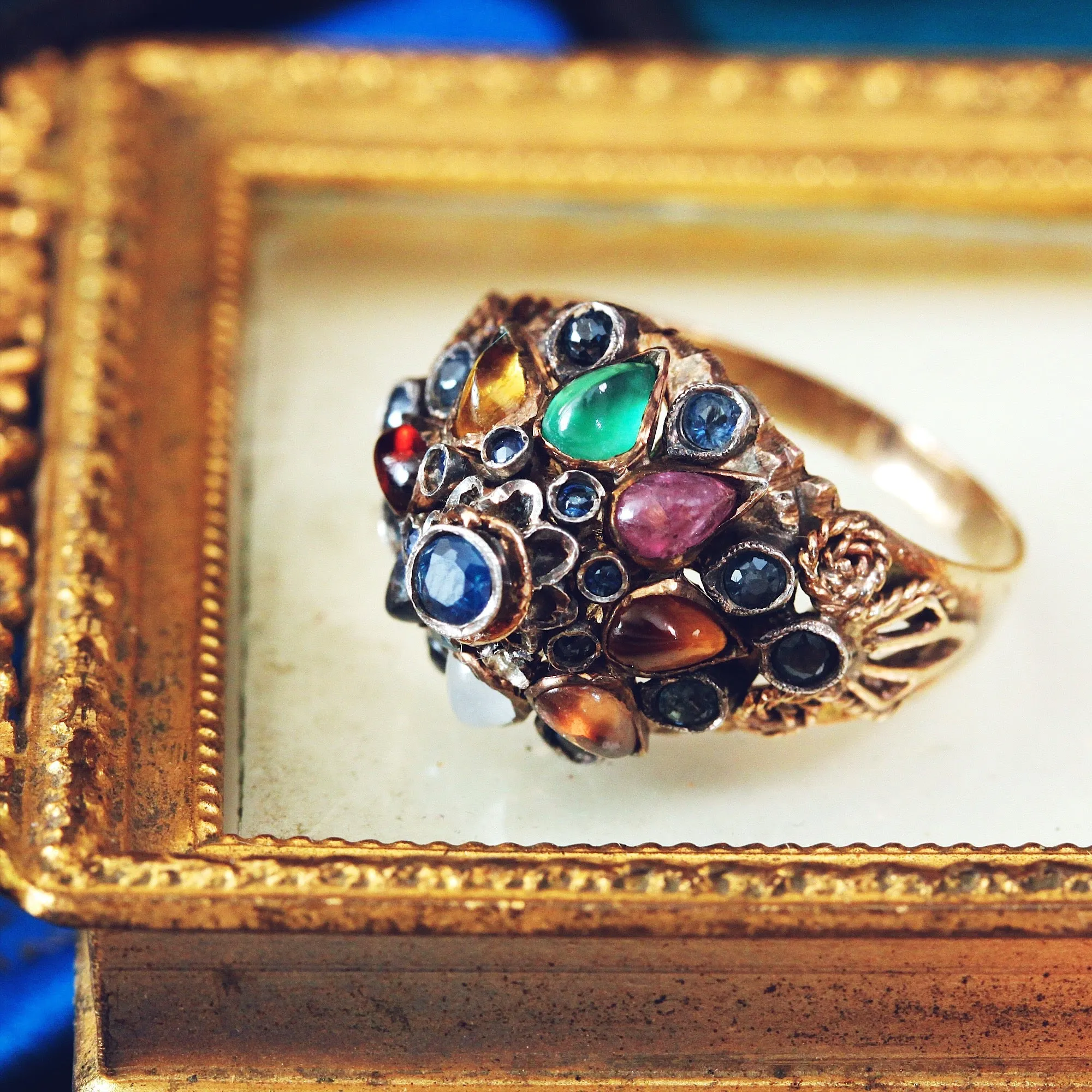 Exotic Vintage Thai Princess Harem Ring