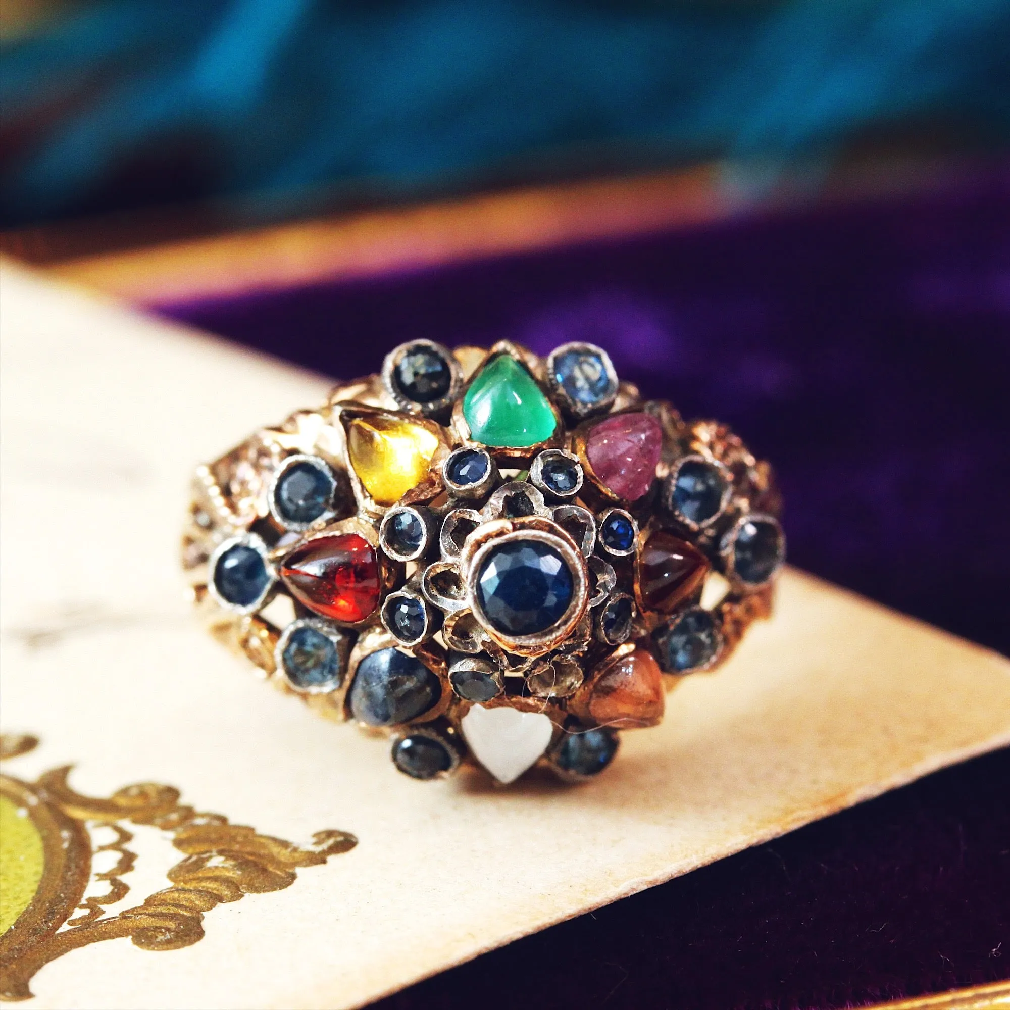 Exotic Vintage Thai Princess Harem Ring