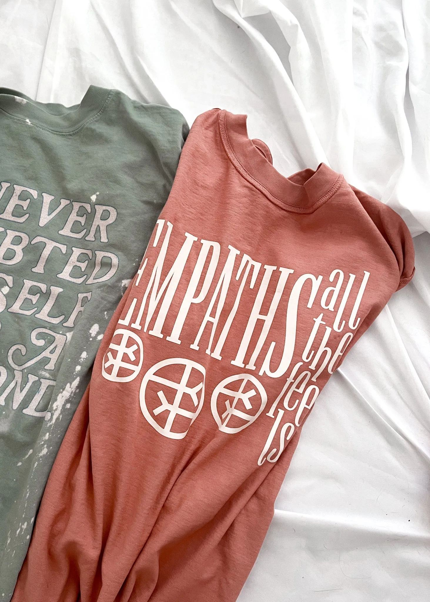 FINAL SALE: EMPATHS HAVE ALL THE FEELS SIDE SLIT TEE