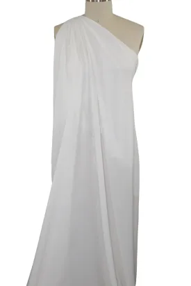 Gauzy Stretch Rayon Crepe - Slightly Off-White