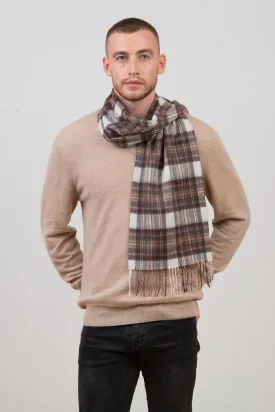 Heritage Tartan Cashmere Scarf - Natural Dress Stewart