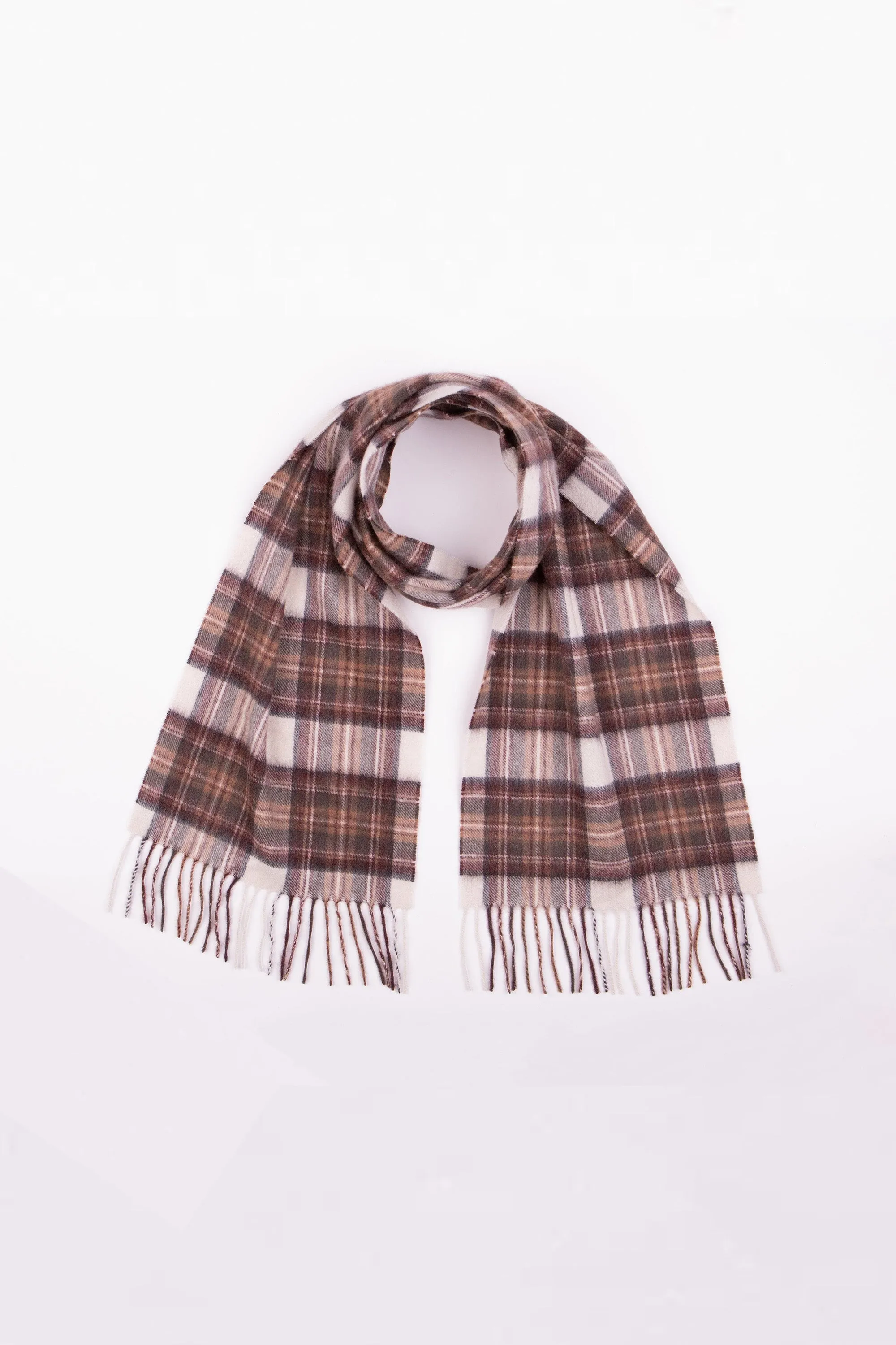 Heritage Tartan Cashmere Scarf - Natural Dress Stewart