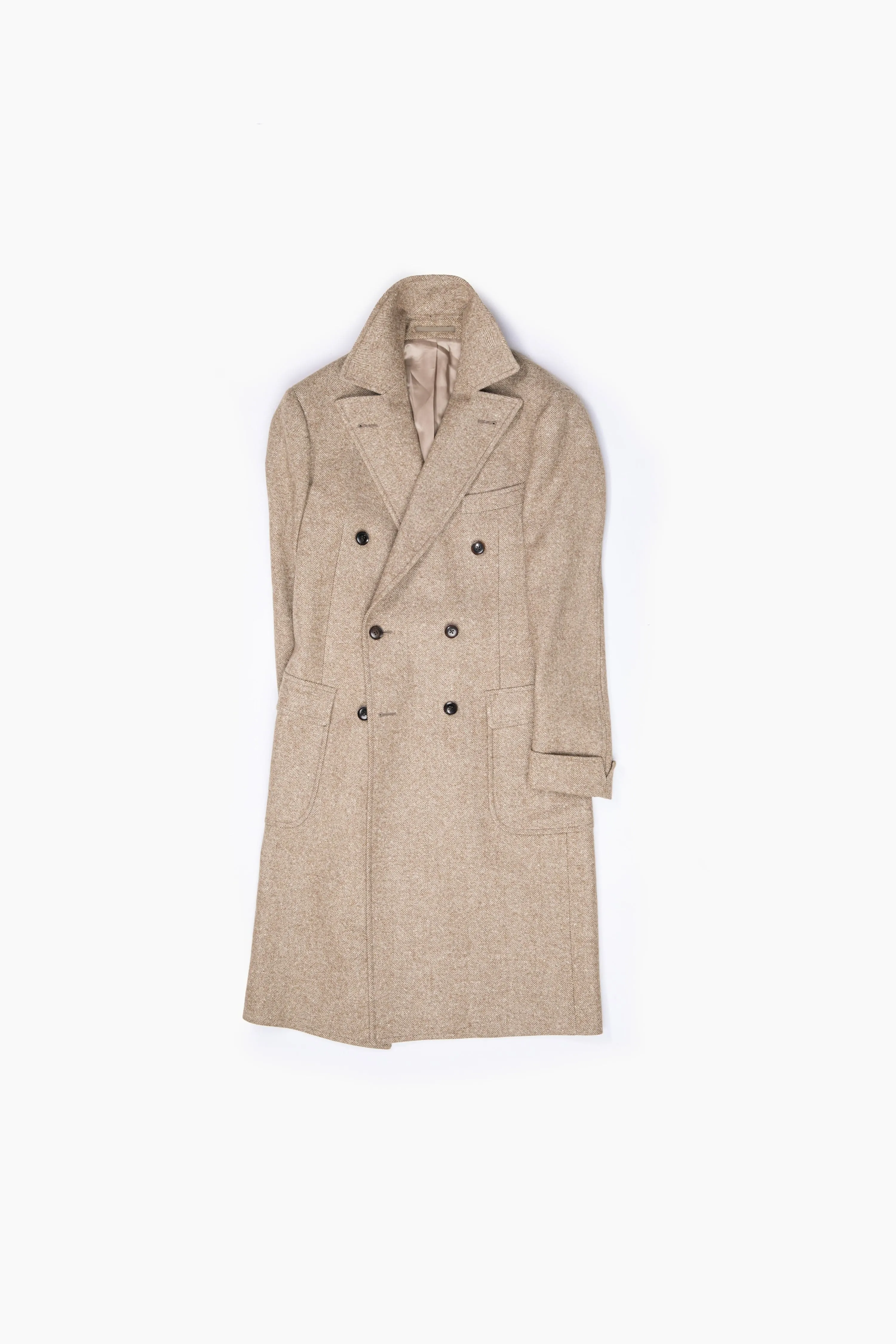 Herringbone Beige Coat