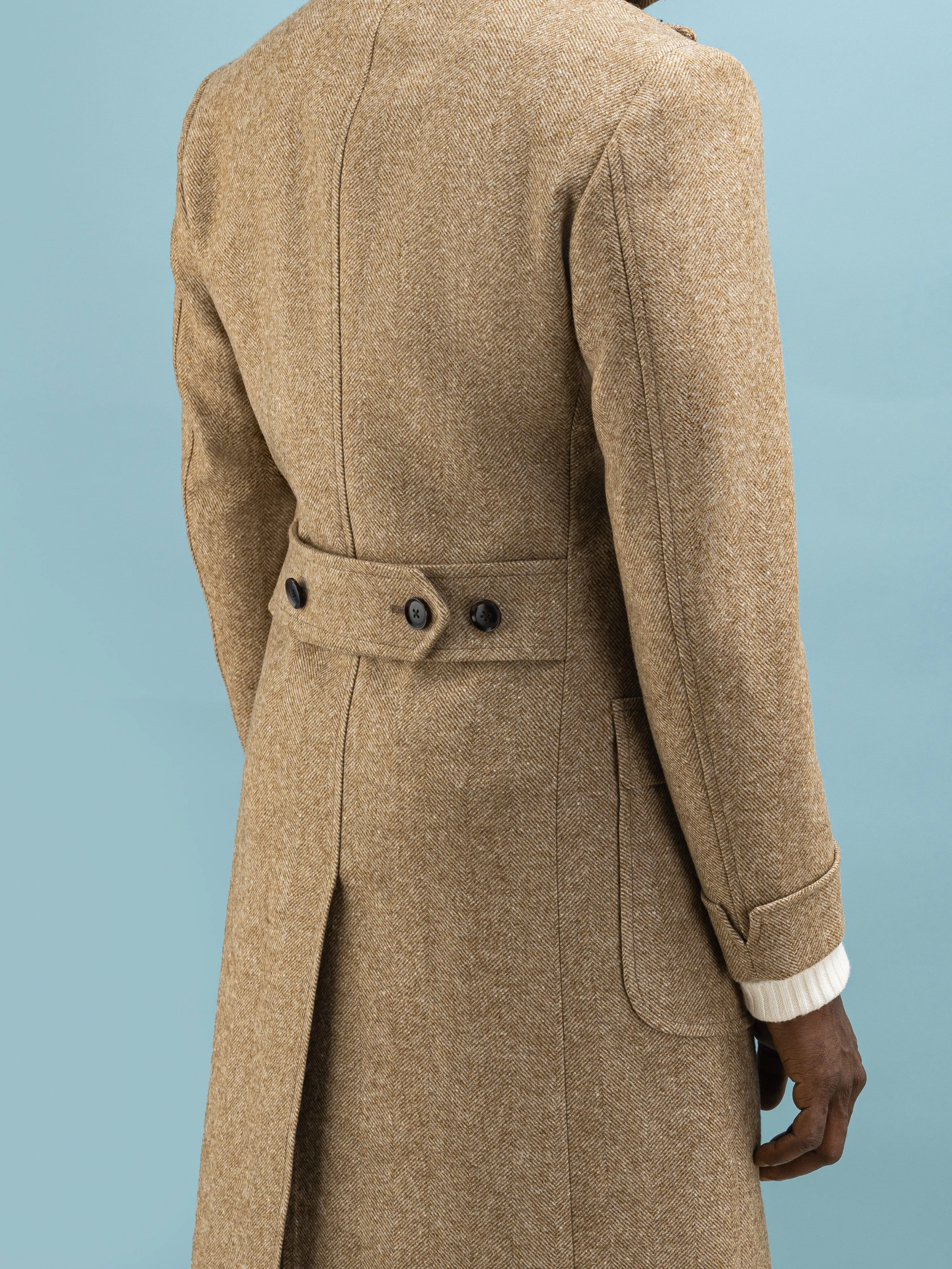 Herringbone Beige Coat