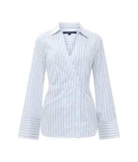 Isabelle Asymmetric Shirt - White