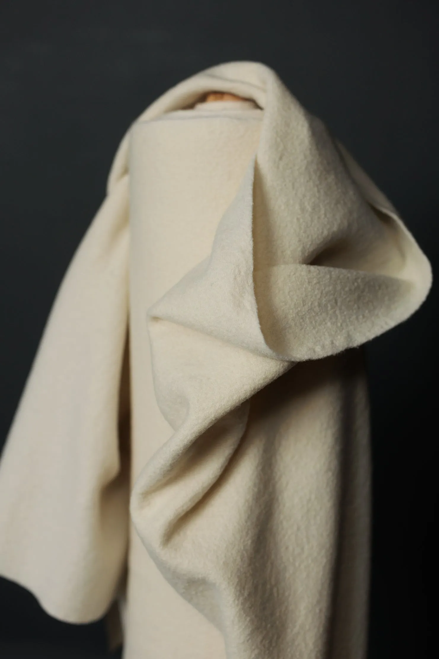 Italian Boiled Wool / Warm White