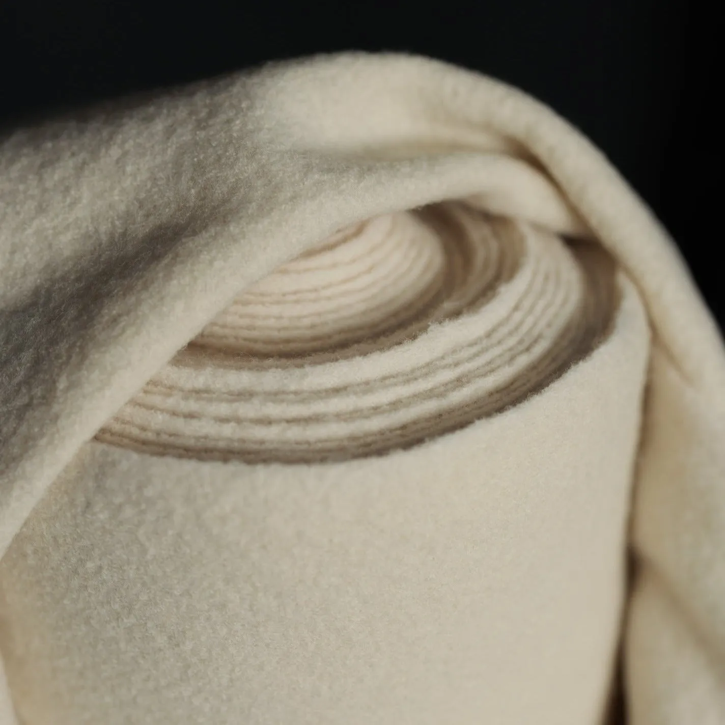 Italian Boiled Wool / Warm White