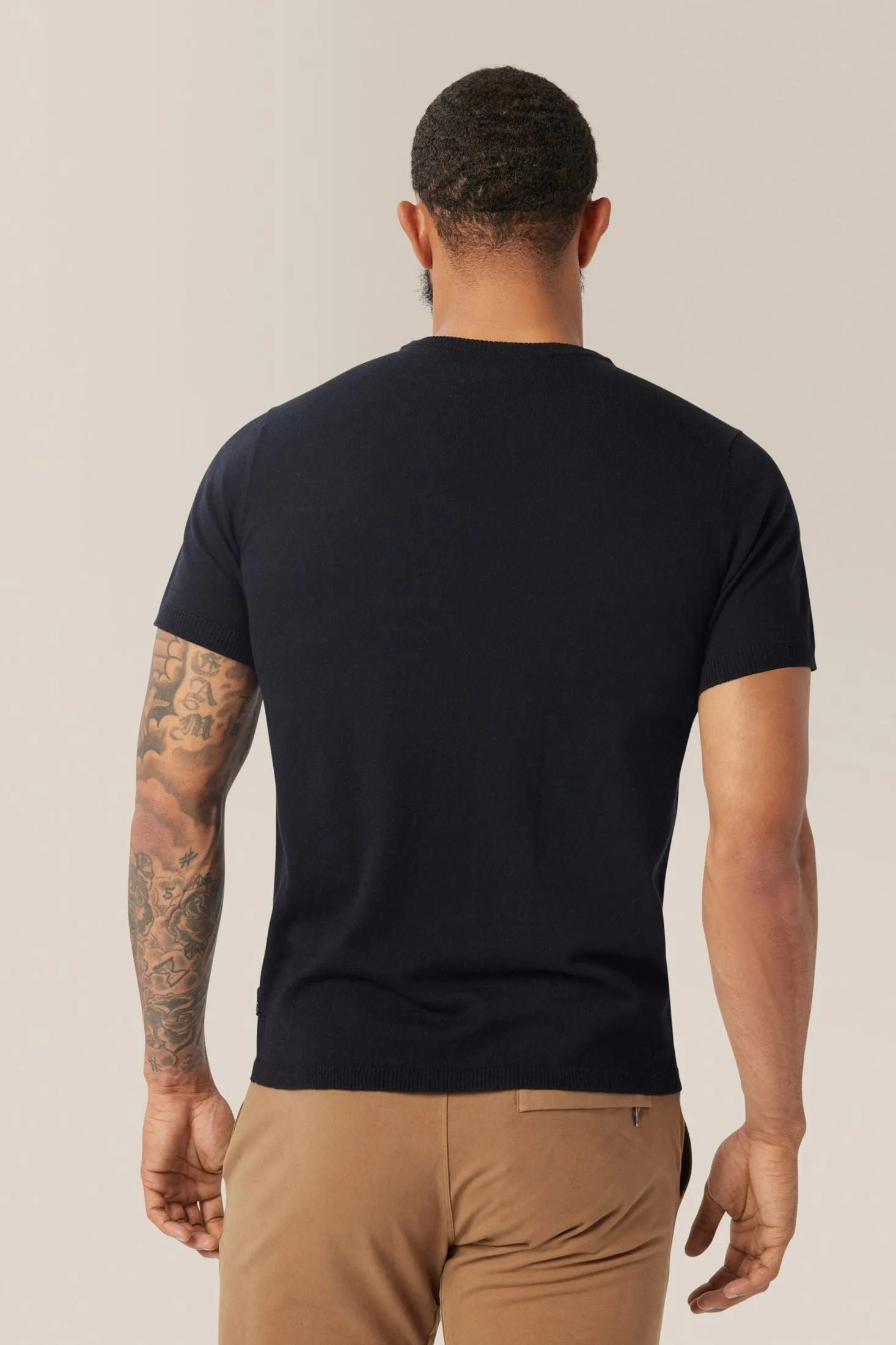 Knit Tee | Organic Cotton & Recycled Cashmere