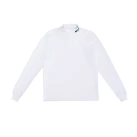 Longsleeve Sport Mockneck - White