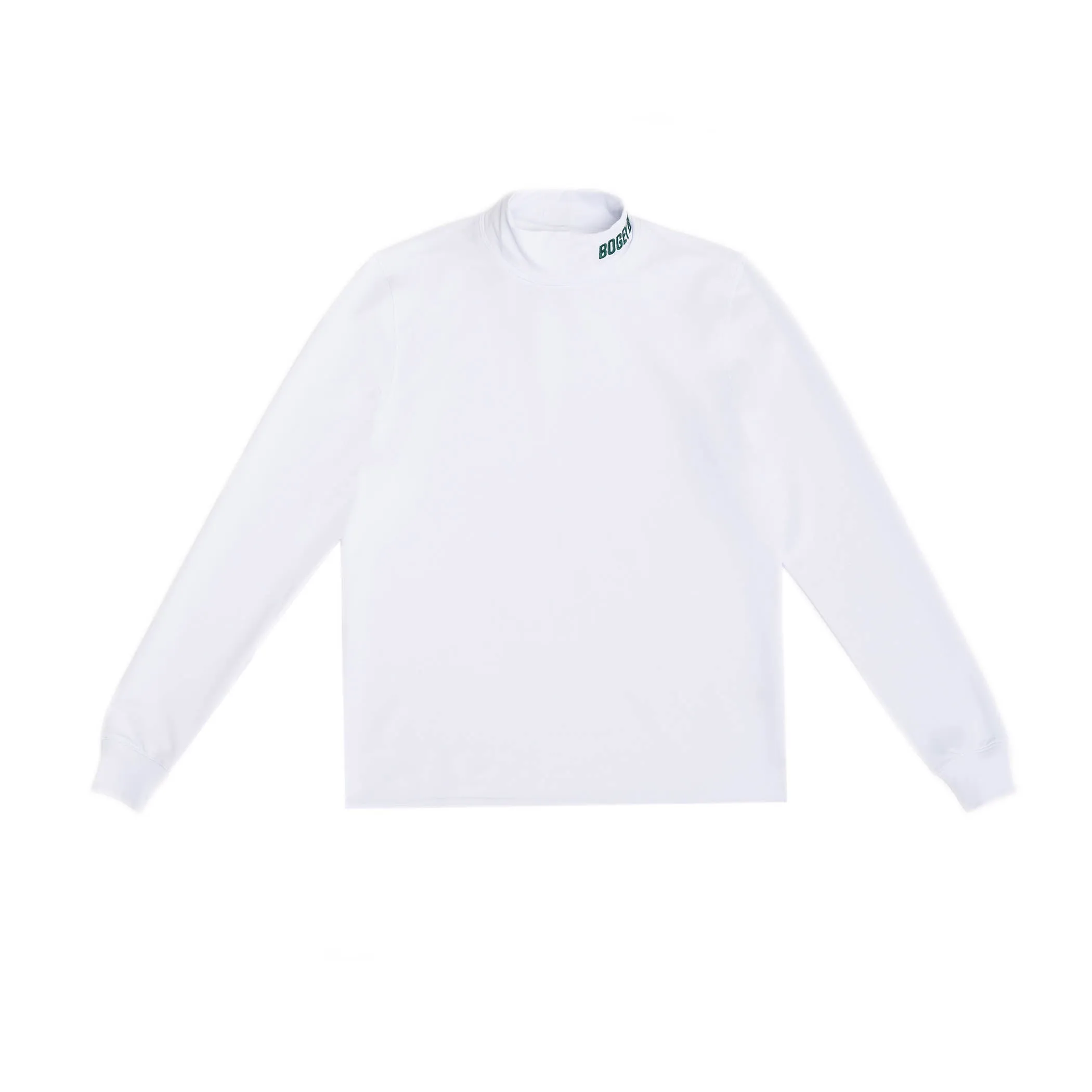 Longsleeve Sport Mockneck - White